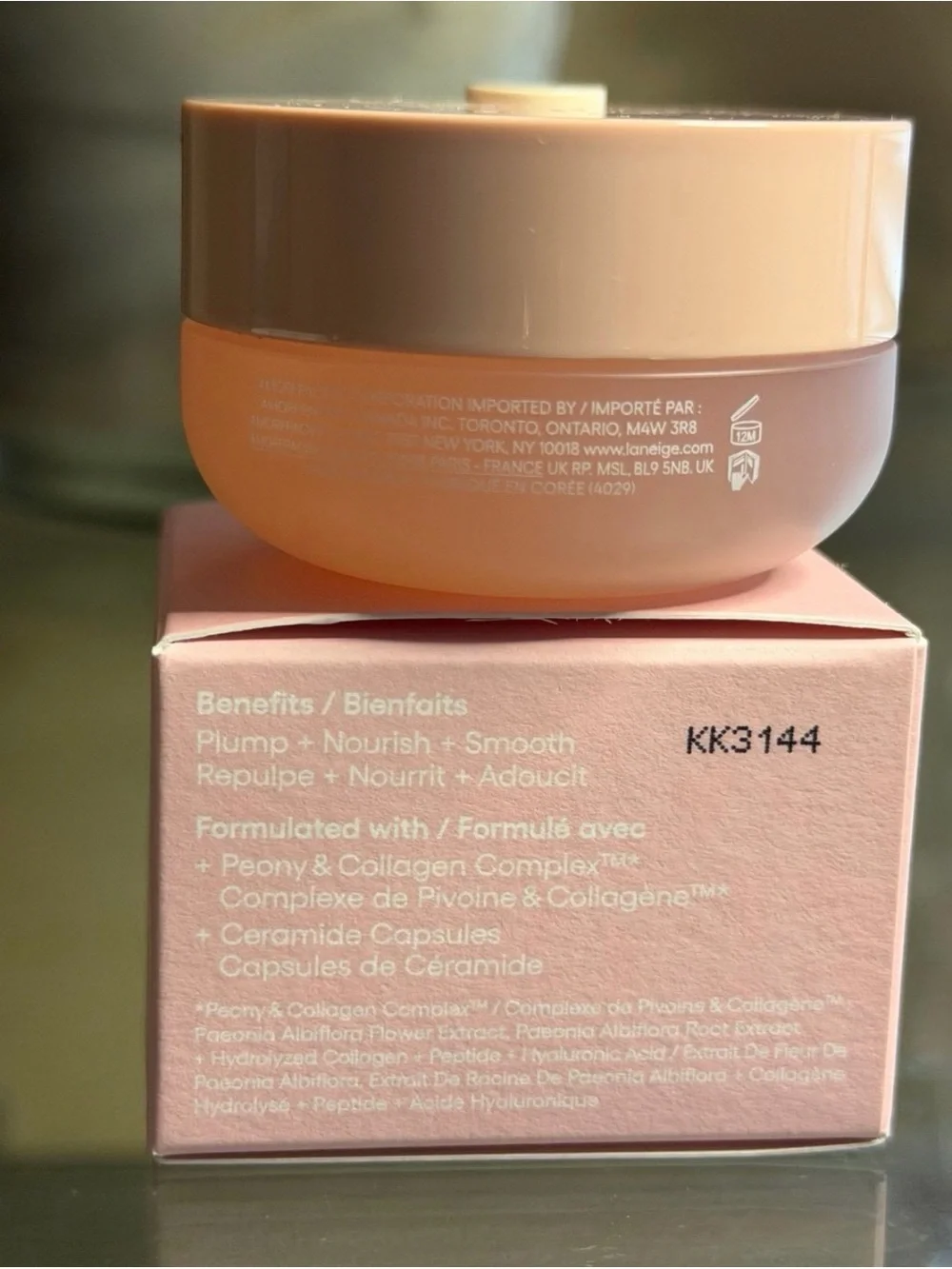 LANEIGE SET- Cream Skin 50ml & Bouncy & Firm Lip Treatment 12g NWB
